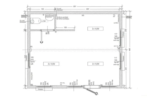 Verkaufscontainer VP5 (29,4 m²)