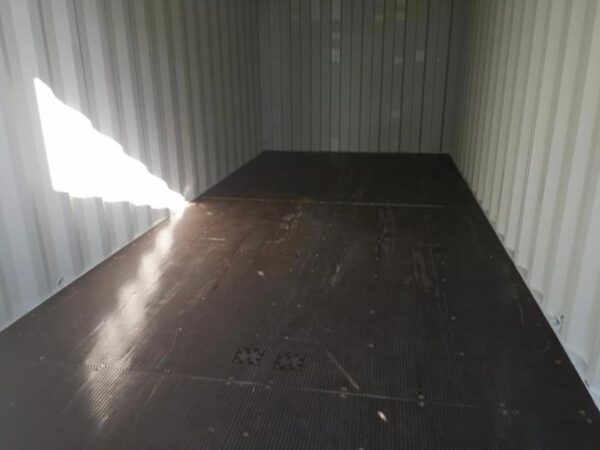 20-Fuß-Container, weiß (Einwegfahrt), 30 Tonnen