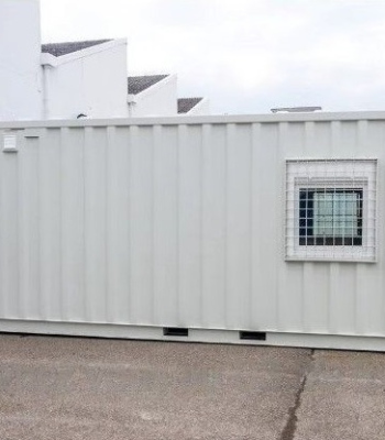 Isolierter 20-Fuß-Container – klimatisiert mit Sanitäranlagen