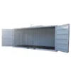 20-Fuß-Container mit offener Seite/Vollzugang, weiß, neu