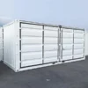 20-Fuß-Container mit offener Seite/Vollzugang, weiß, neu