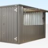 flat-pack-kiosk-closed-door-hatch-open-grey-1.jpg Flacher Kioskcontainer XL 3M