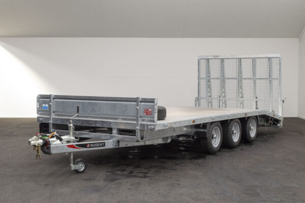 Nugent Maschinentransporter B5523T Beavertail Alu + Heckklappe