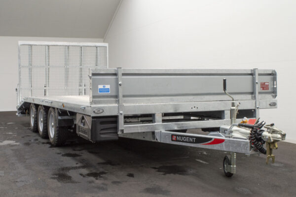 Nugent Maschinentransporter B5523T Beavertail Alu + Heckklappe
