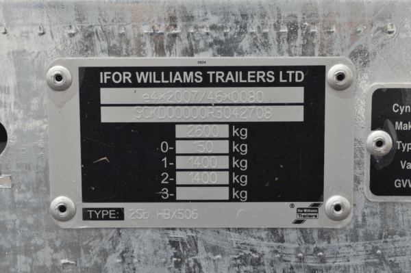 Ifor Williams HBX506