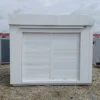 Gewerbecontainer 300x350 mit geteilten Rolltoren vorne + Hecktür