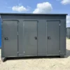 Contenedor Sanitario 3 Cabinas (WC, Urinario + Caldera, Ducha)
