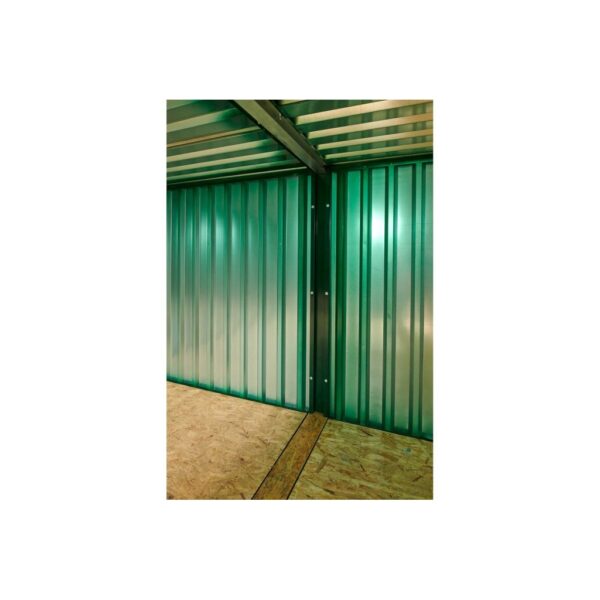 Flache Containerverpackung 8 m x 2,1 m mit Endverbindern (pulverbeschichtet)
