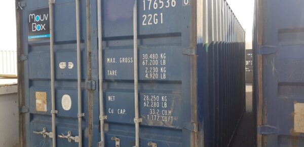 20′ Dry B-Class Blue / Devcont 20 B+ 20